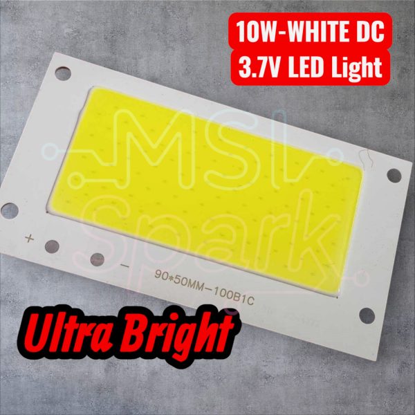 DC 3.7V 10W COB SMD WHITE Color