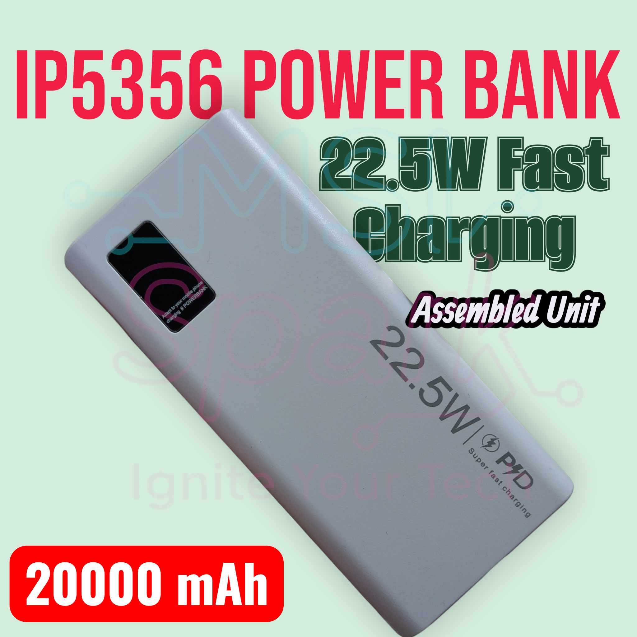 IP5356 20000 mAh DIY Power Bank – Full Ready